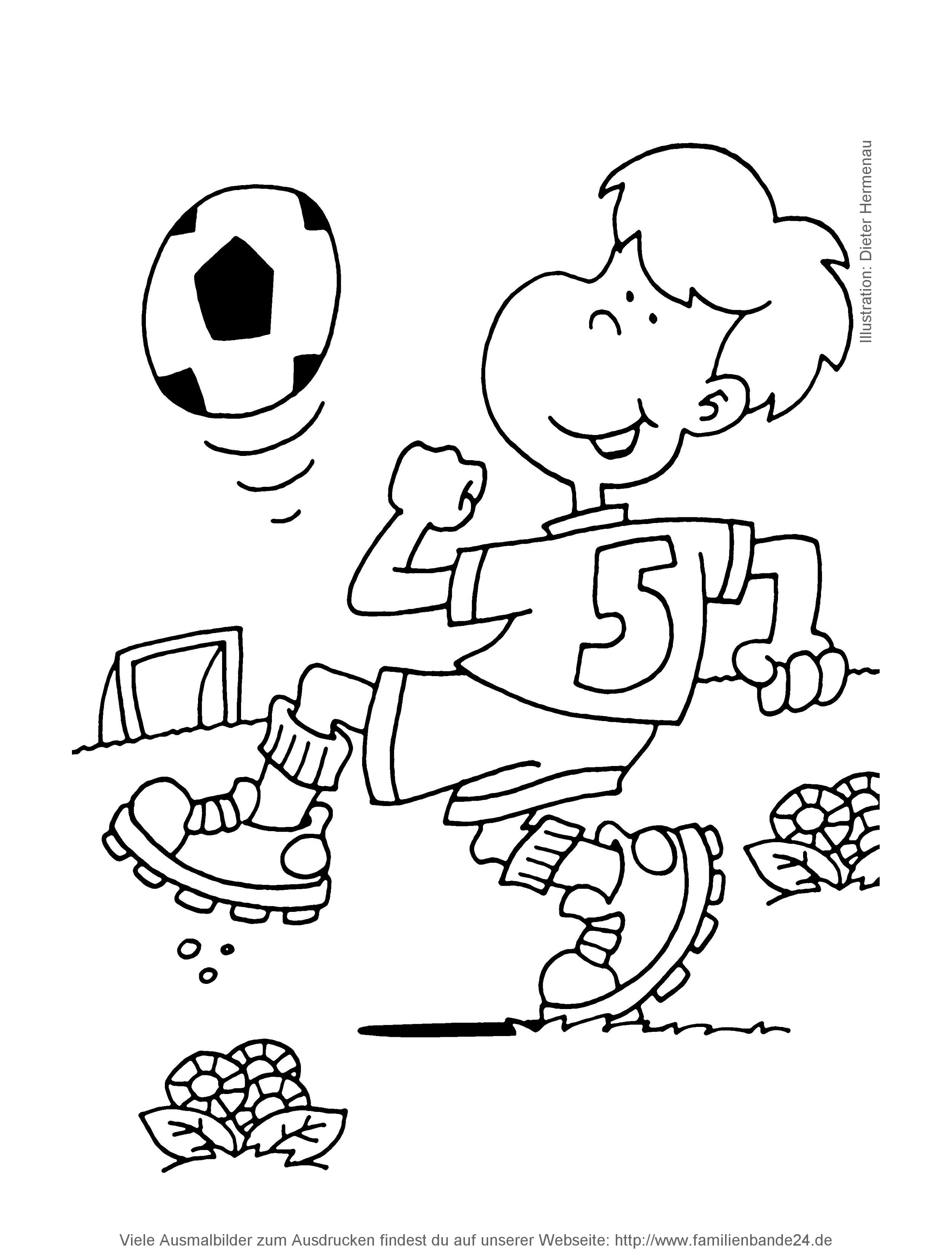 Illustration Ausmalbilder: Sport