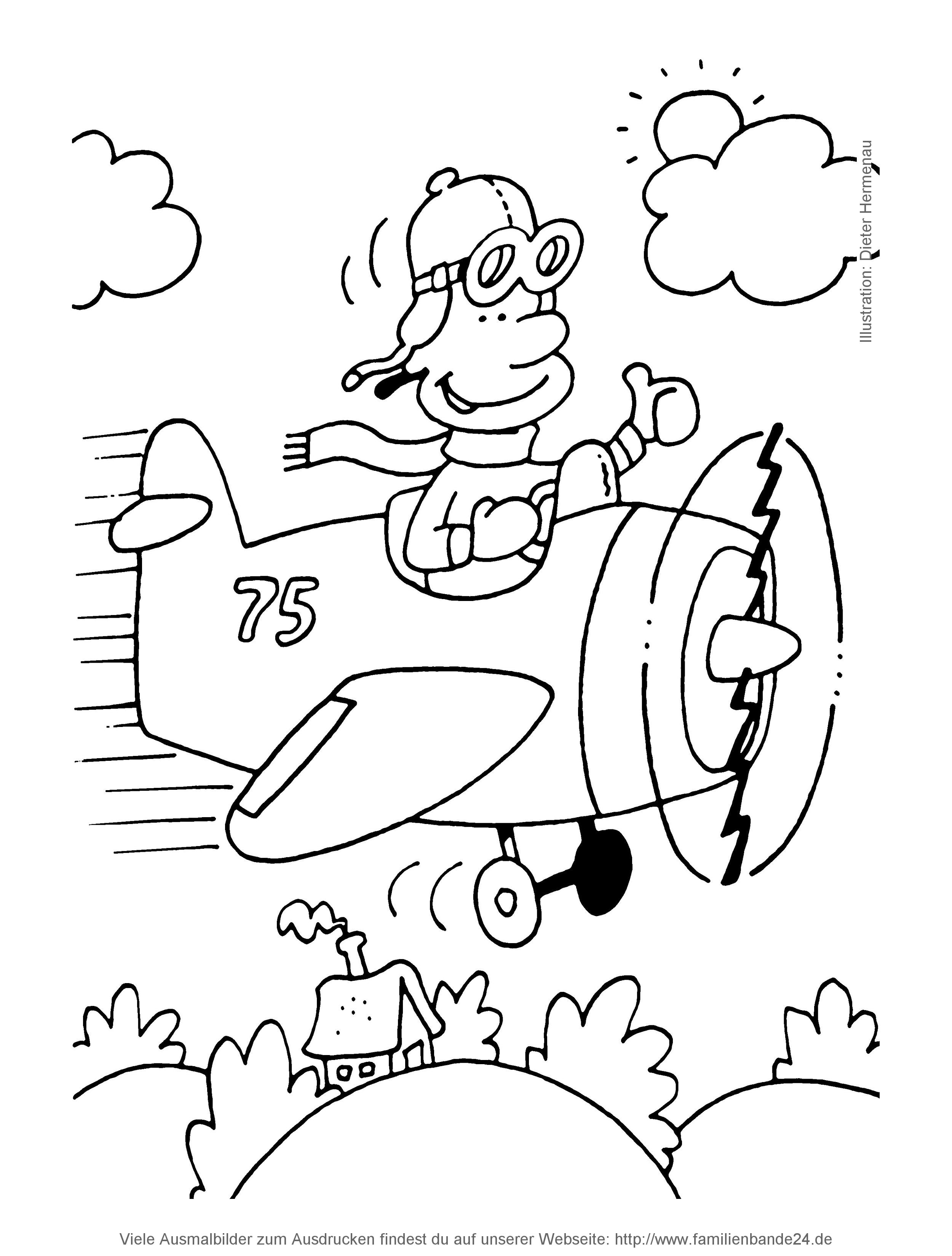 Illustration Ausmalbilder: Berufe