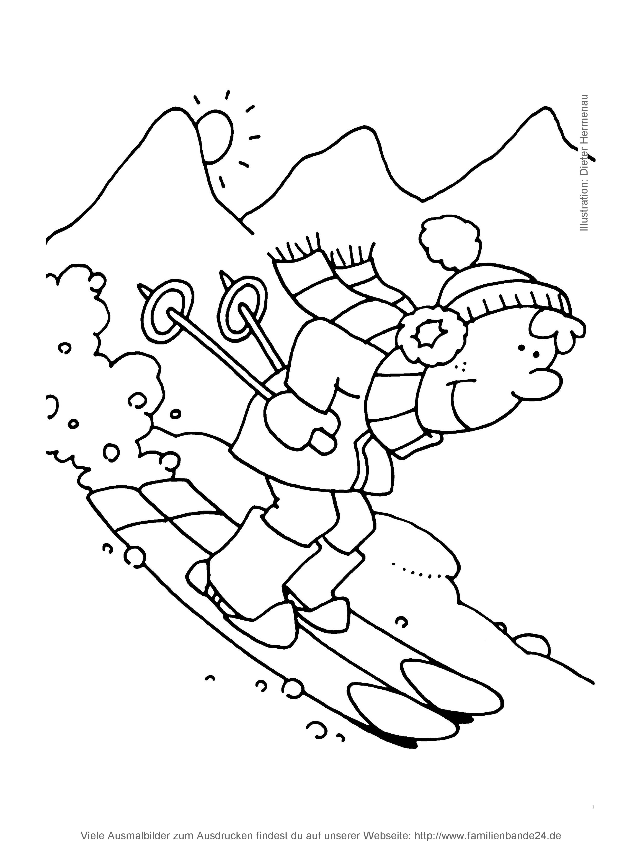 Illustration Ausmalbilder: Sport