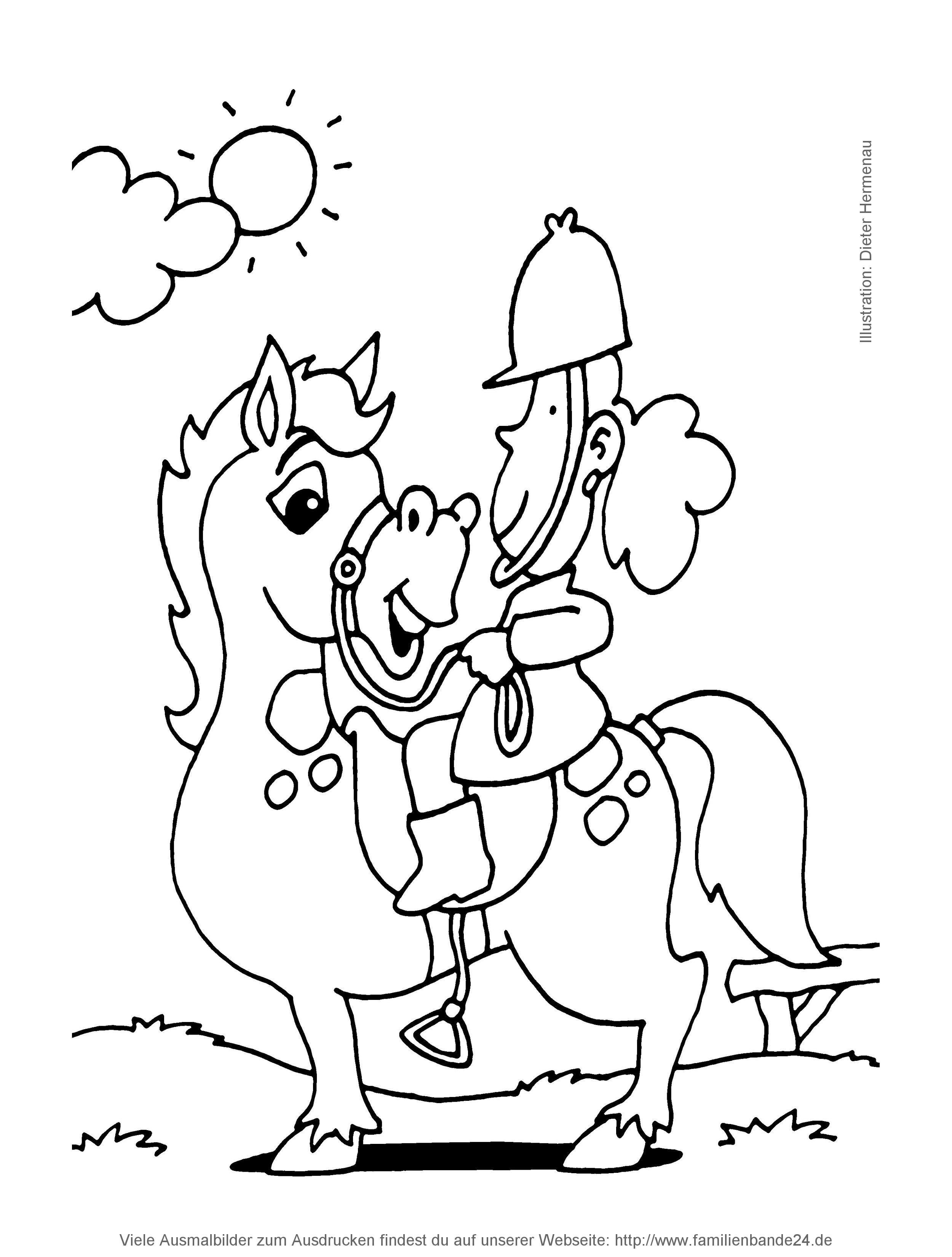 Illustration Ausmalbilder: Bauernhof
