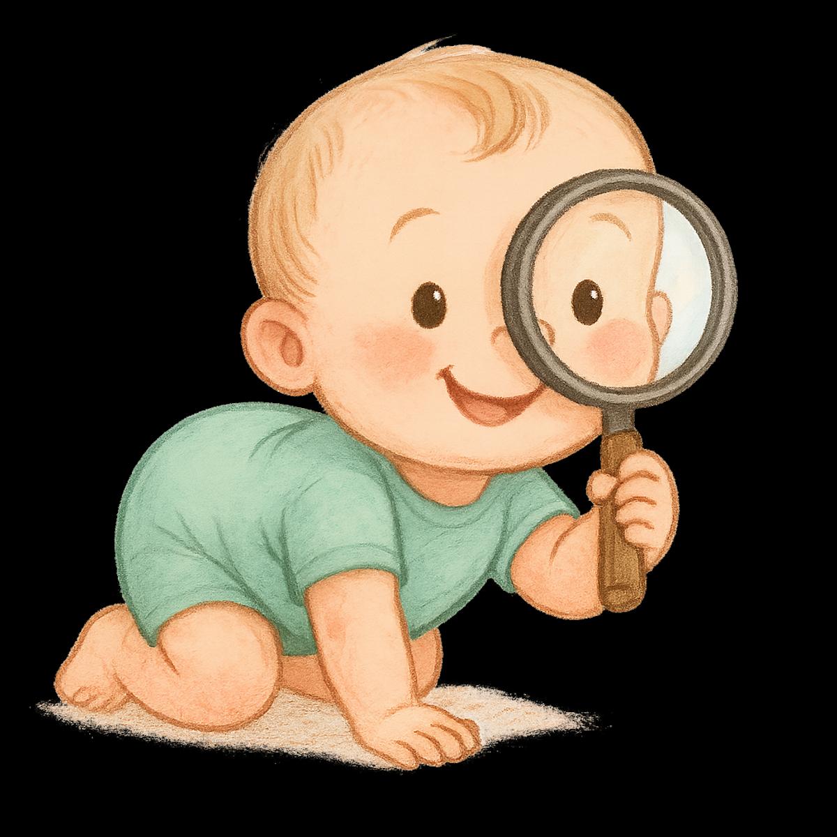 Baby sucht nach einem Vornamen