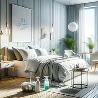 Illustration Sauber Schlafen