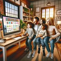 Illustration Windows-Familienkonten einrichten